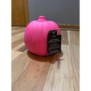 Ashland Pink Craft Pumpkin 6 In Lightweight Foam Decoration For DIY Fall & Hallo
